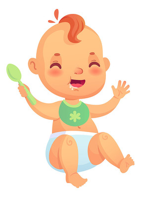 一歲半~兩歲，寶寶開始咿呀學說話了。