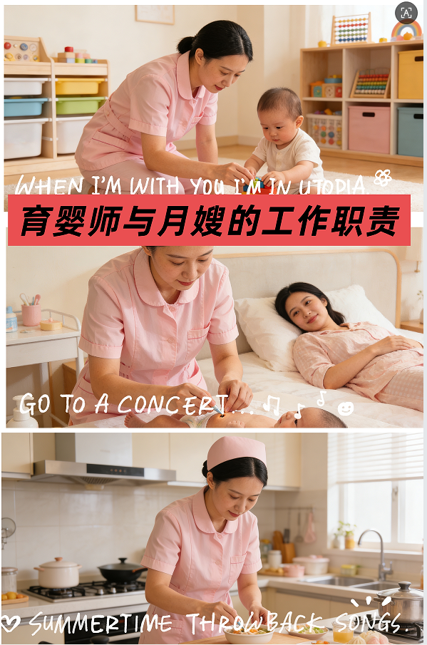 育嬰師與月嫂的工作職責(zé)差異解析 